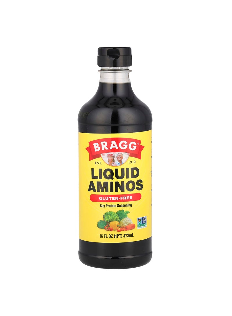 Liquid Aminos, Soy Protein Seasoning, 16 fl oz (473 ml)